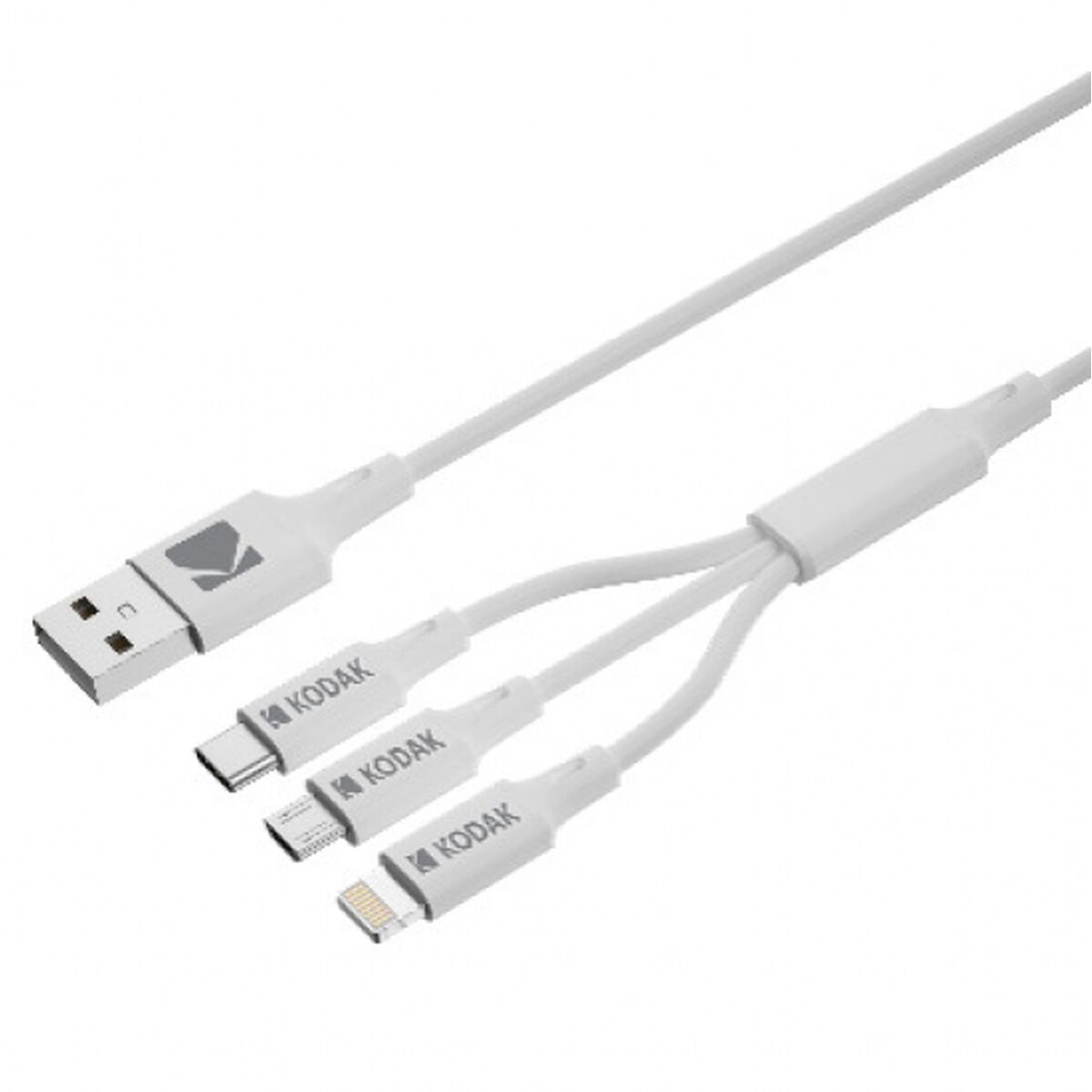 USB kabel Kodak Bílý Vícebarevný